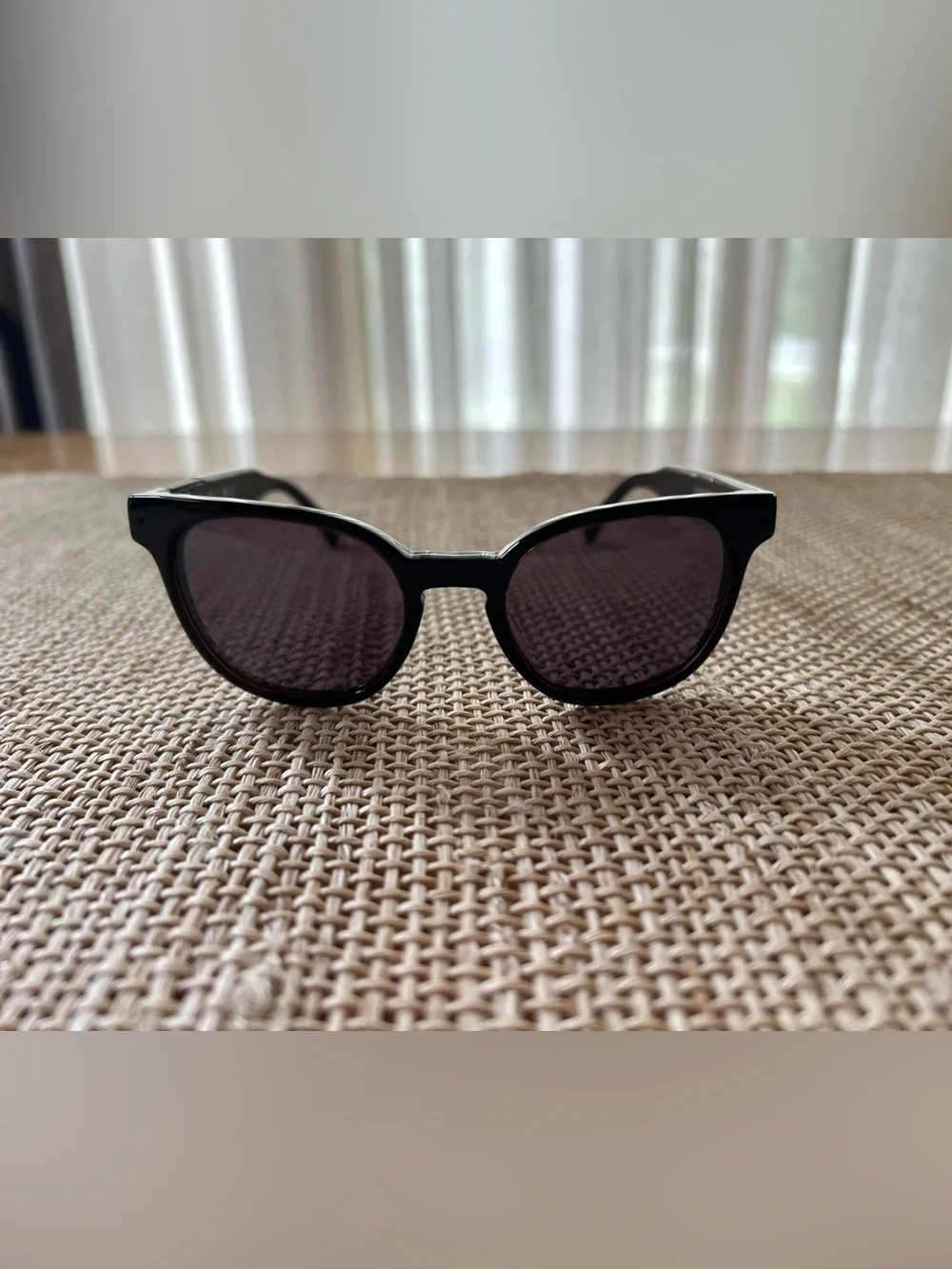 RAEN Optics Squire Chocolate & White Polarized Sunglasses with Case.